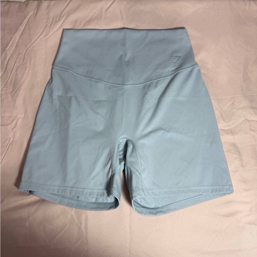 Gymshark Light Blue Bike Shorts